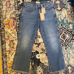 NWT Madewell Petites Cali Demi Boot Jeans Size 29P
